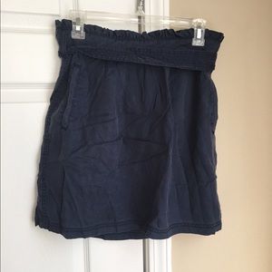 Francesca’s navy skirt